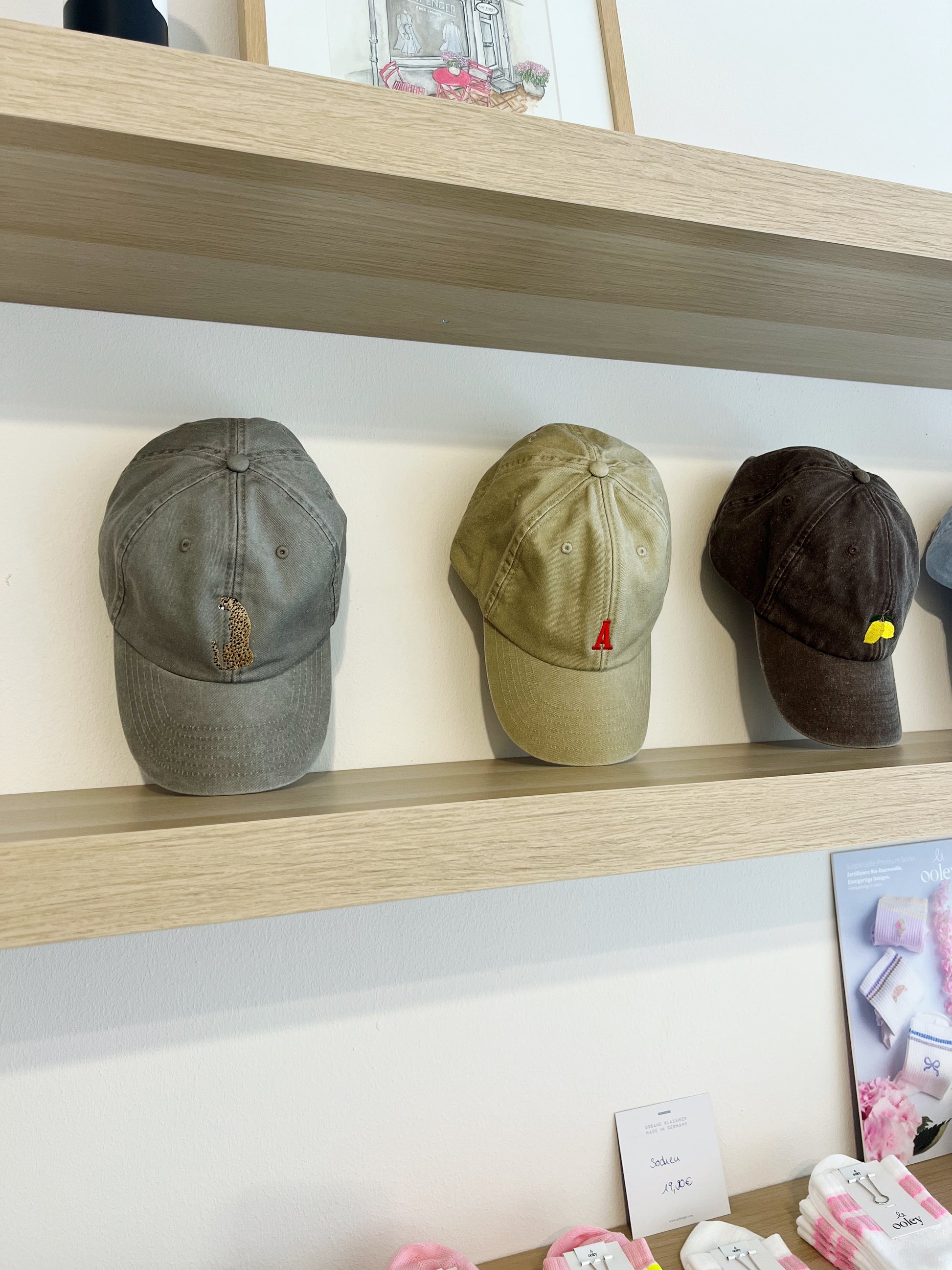 Caps ANFENGER Front Zitrone braun