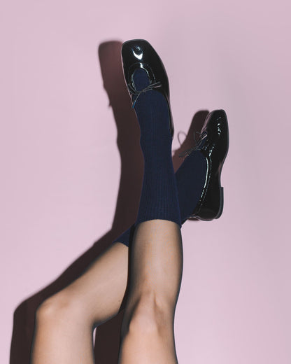 Cashmere Socken Ooley Nightblue