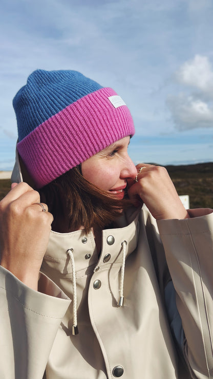 Colour Block Beanie