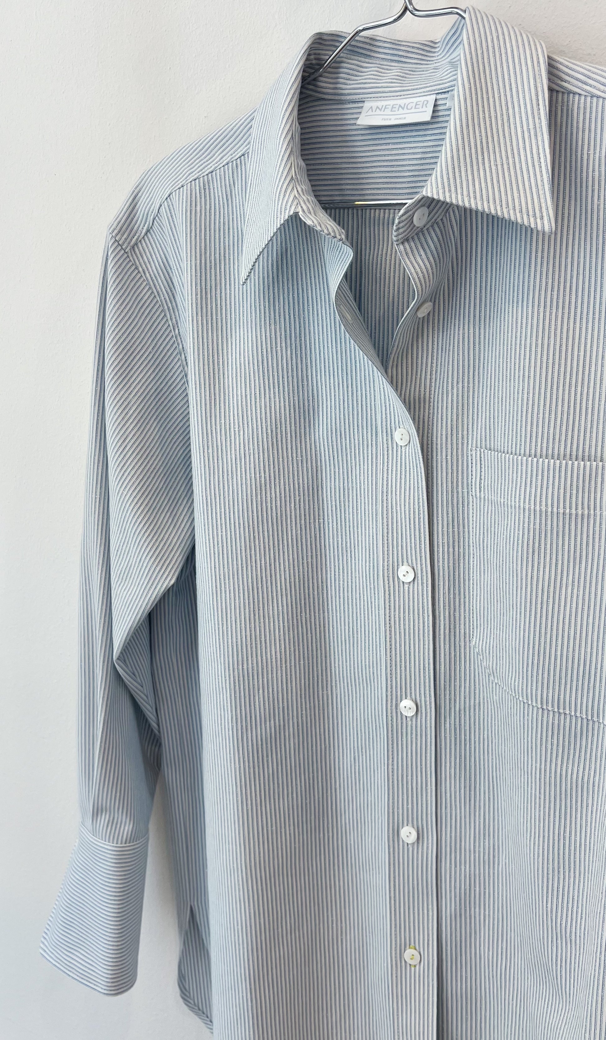 Gestreifte Bluse Made in Germany Kragen