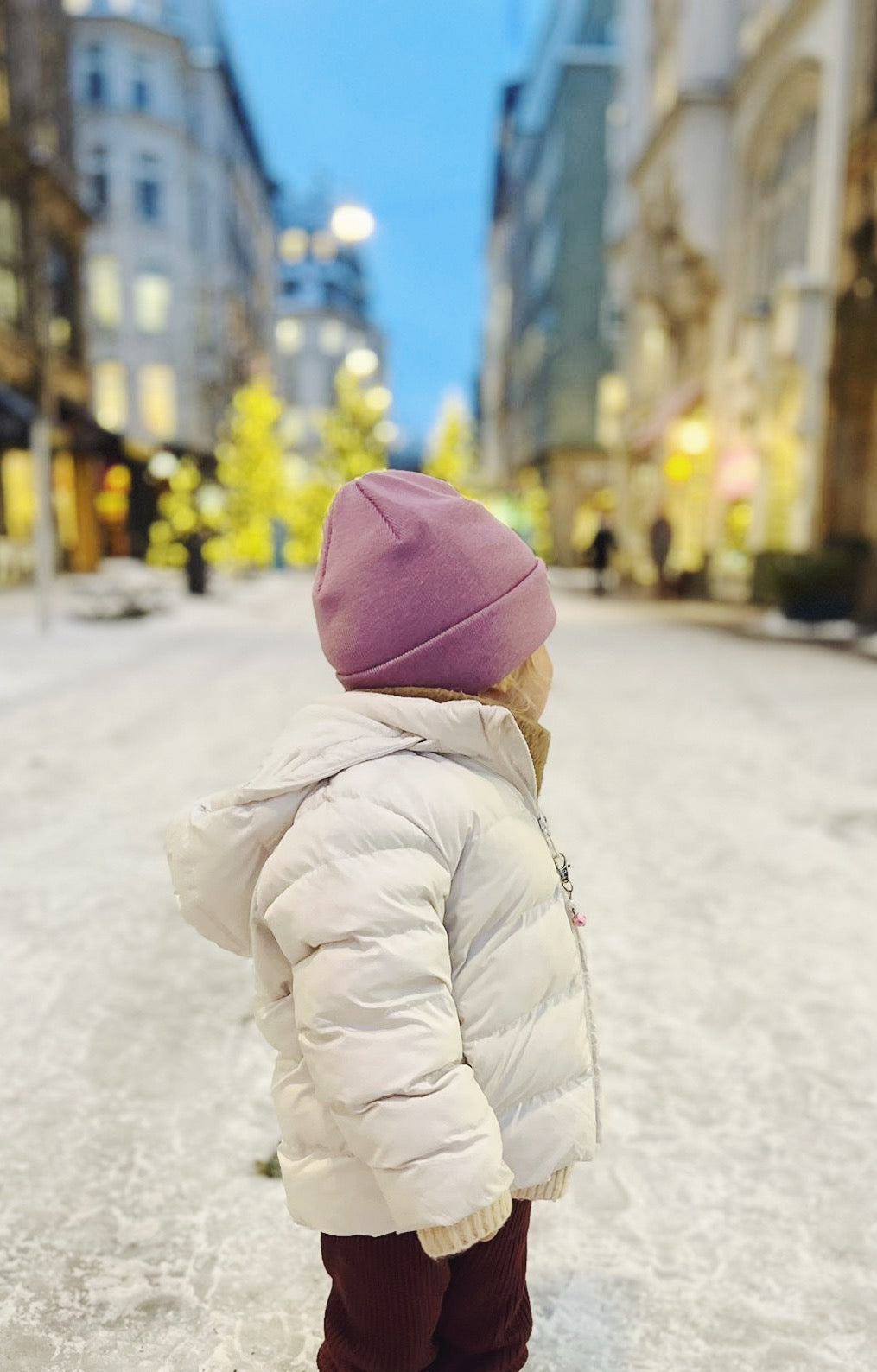 KINDERMÜTZE made in Germany altrosa 