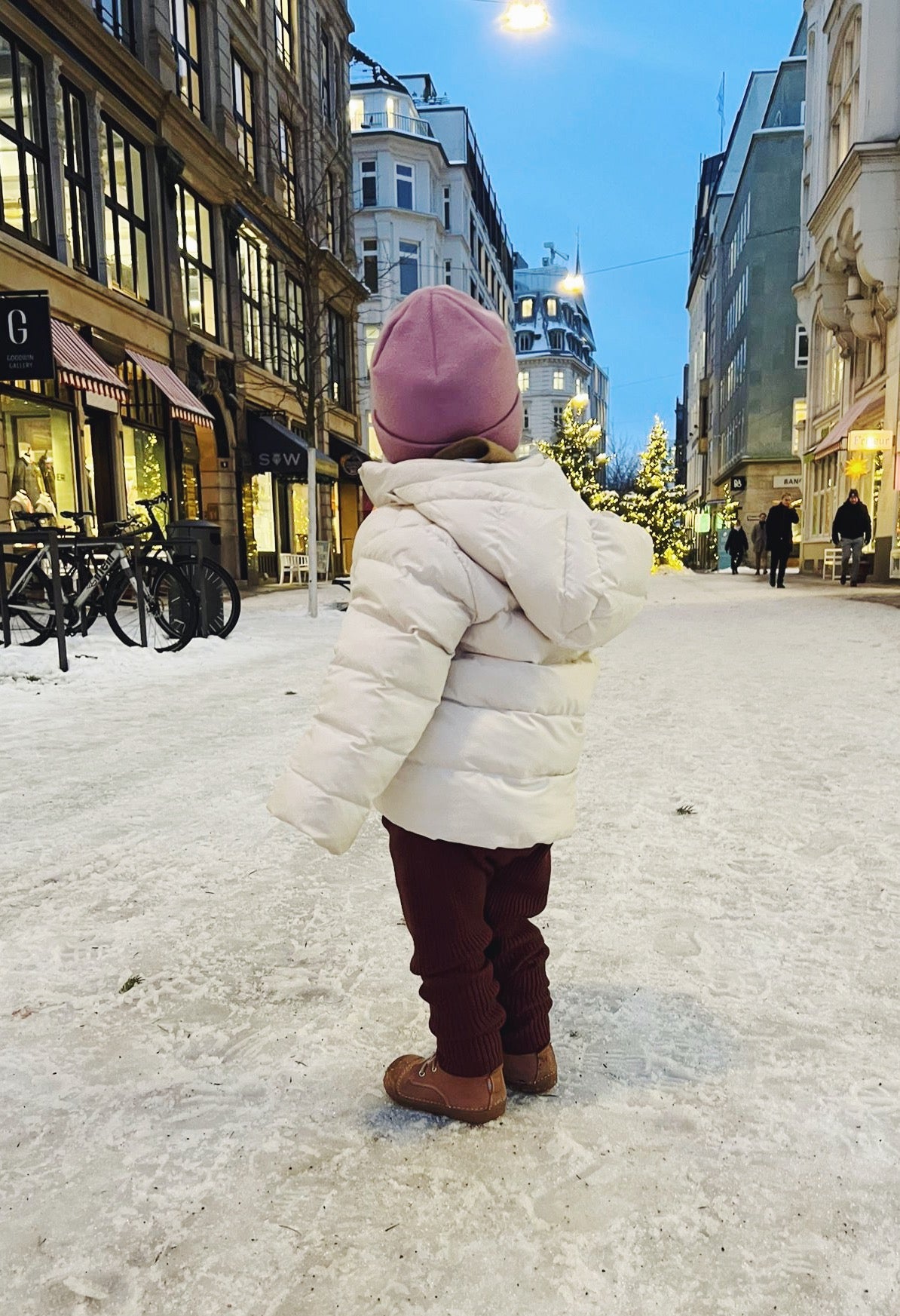 KINDERMÜTZE made in Germany altrosa 