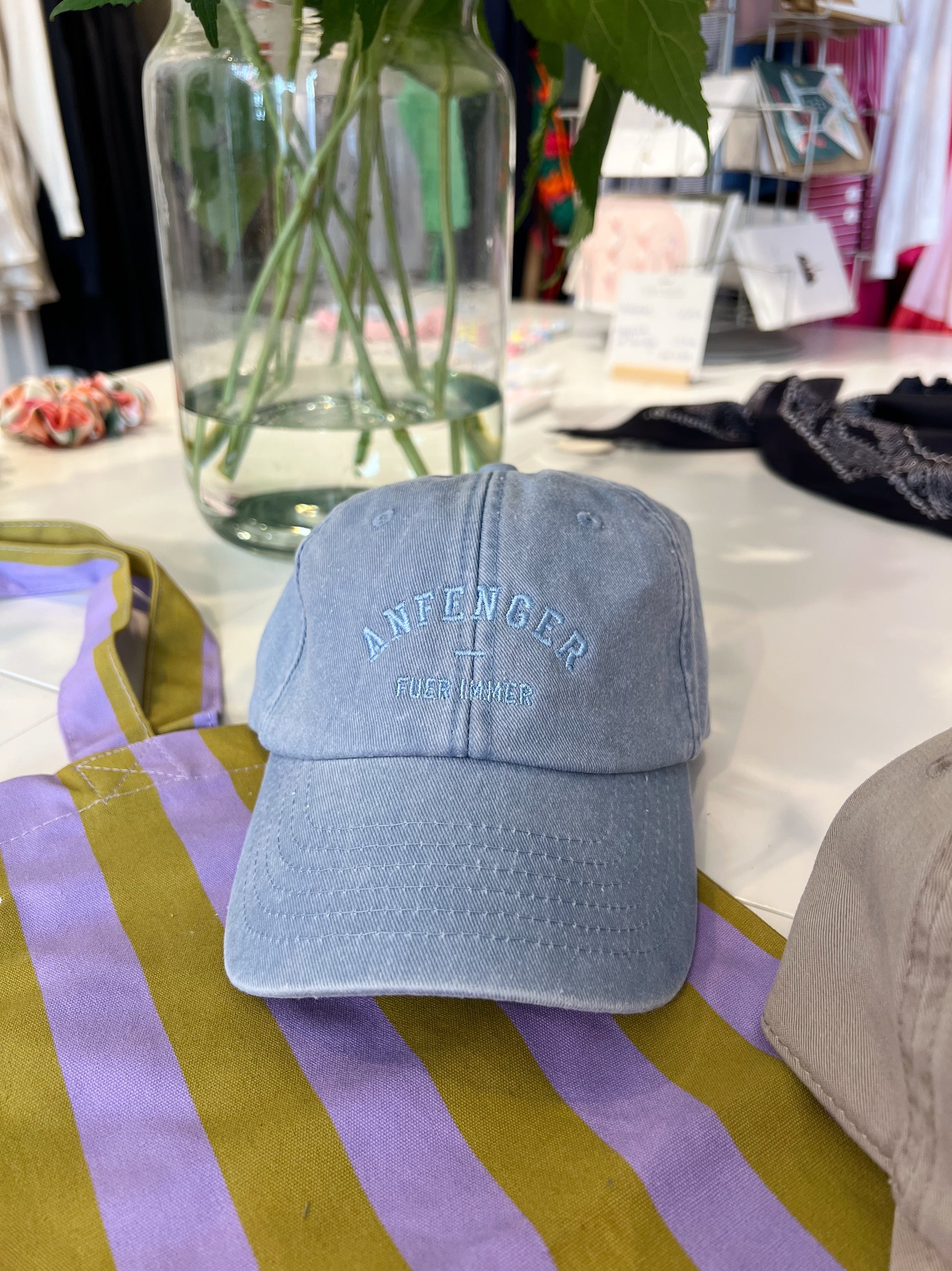 Mini Kinder ANFENGER Cap Hellblau