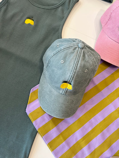 Mini Kinder Cap Salbei Zitrone 