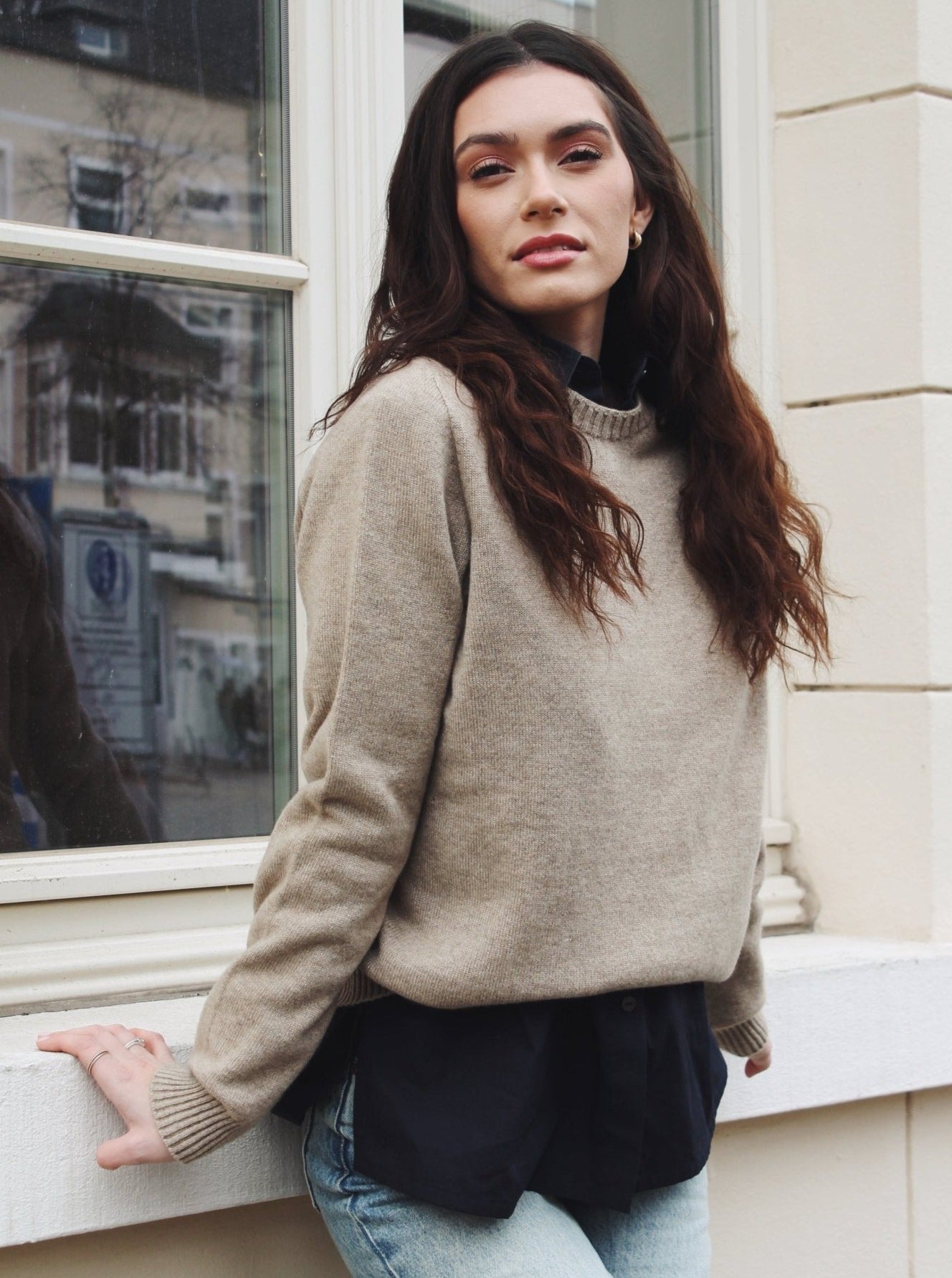 100% outlet Organic cashmere sweater