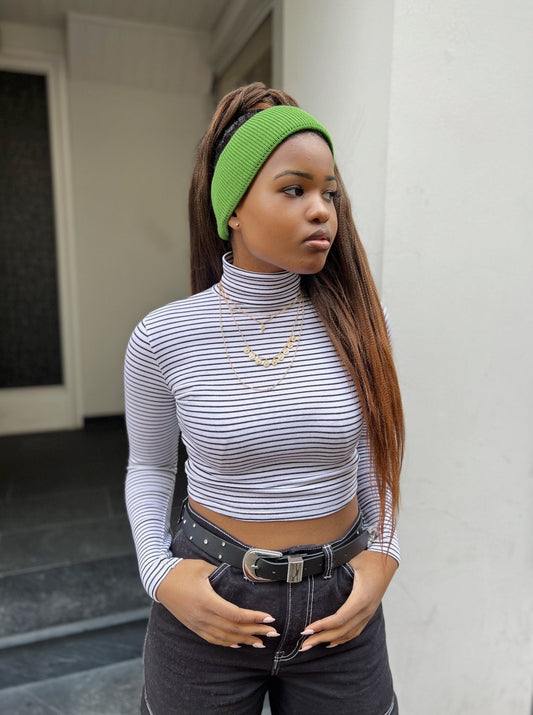 Stirnband B2B - Grün - Seite